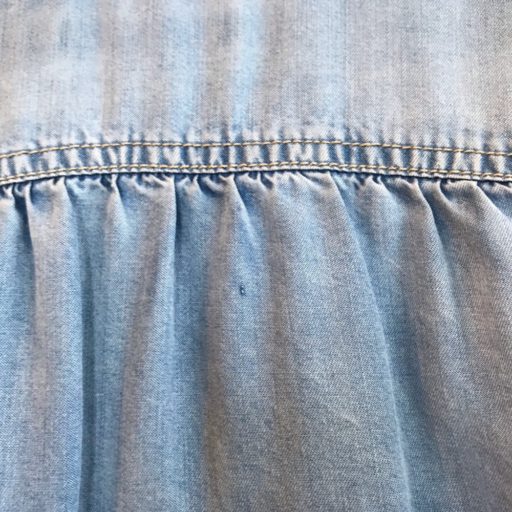 Trouve Super Soft Chambray Button Down - image 5